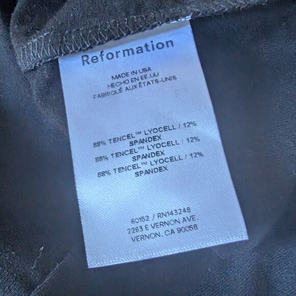 Reformation Black Vida Jersey Knit Off-shoulder Mini Dress, size M - Picture 8 of 9